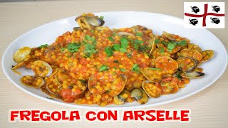 FREGULA CON ARSELLE RICETTA SARDA  Il sapore della tradizione sarda [upl. by Tallula]