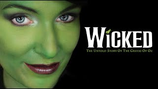 ELPHABA THROPP  Wicked  HALLOWEEN Makeup Tutorial [upl. by Annahvas555]