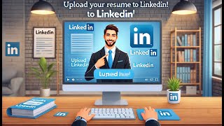 How to Upload Your Resume to LinkedIn Profile  StepbyStep CV Upload Tutorial [upl. by Ailgna185]