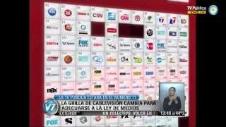 Visión 7 Grilla de Cablevisión La TV Pública en el canal número 11 [upl. by Nageam]