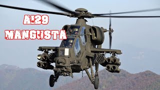 Agusta A129 Mangusta  The First attack helicopter designed and built entirely in Western Europe [upl. by Sorel487]