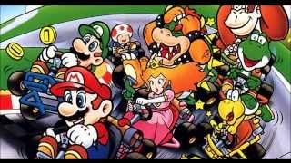 Super Mario Kart Music SNES  Main Menu [upl. by Ahsienod]