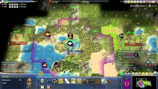 Civ 4 Deity 18 The Praetorian rush part 1 of 2 [upl. by Kcirdec422]