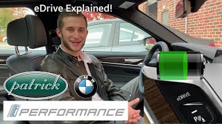 BMW Hybrid eDrive Modes explained [upl. by Nuahsyd270]