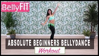 Absolute Beginners Bellydance Workout  Shimmy amp Hip drops [upl. by Randie]