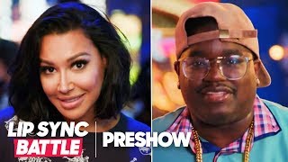 Naya Rivera vs Lil Rel Howery  Lip Sync Battle Preshow [upl. by Elleon]