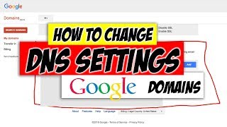 How Do I Change the DNS Settings in Google Domains [upl. by Lienad936]