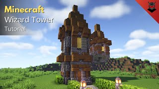 Minecraft How to Build a Medieval Wizard Tower Cleric  Wizard Tower Tutorial [upl. by Chin]