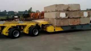 Modular TrailersGoldhoferMulti AxleHydraulic Trailers China Heavy Transporter [upl. by Rubi]