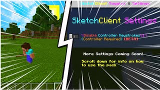 SKETCH CLIENT FOR MCPETHE FIRST EVER CLIENT IN MCPE HISTORYfreecam and keystrokes116 [upl. by Stedt]