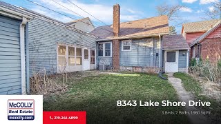 8343 Lake Shore Drive Gary IN  MLS 800120  McColly [upl. by Nodnrb]