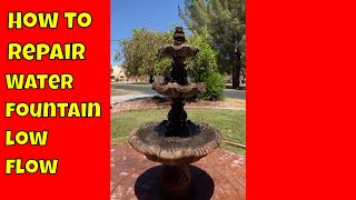 How to repair a water fountains low flow [upl. by Buffy]