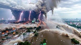 Top 35 minutes of natural disasters caught on camera Most earthquake in history Canada [upl. by Seraphina]