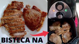 COMO FAZER BISTECA SUÍNA NA AIRFRYER  Fácil e sem gordura [upl. by Lonny]