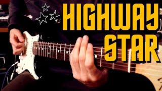 Deep Purple  Highway Star  Guitar Cover [upl. by Adnor586]