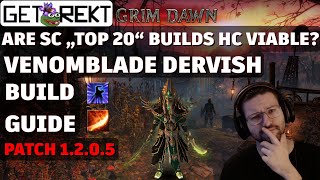 Grim Dawn Build Highlight  Venomblade Dervish  SC quotTOP 20quot [upl. by Kirsti]