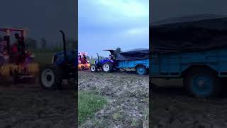 Newholland tractor 6510 mahindra novo tractor youtubeshorts farmer [upl. by Ereveneug498]