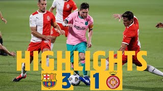 HIGHLIGHTS amp REACTION  Barça 31 Girona [upl. by Terryn]