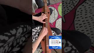 Fleetwood Mac dulcimer 60 sec easy tutorial [upl. by Biles]