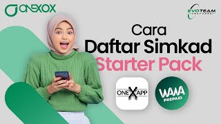 Cara Daftar Nombor Baru Onexox  Plan Prepaid WAWA [upl. by Odrarebe266]