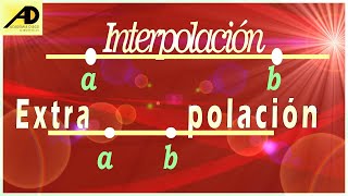 FUNCIONES INTERPOLACIÓN y EXTRAPOLACIÓN LINEAL Academia DIEGO [upl. by Amees]