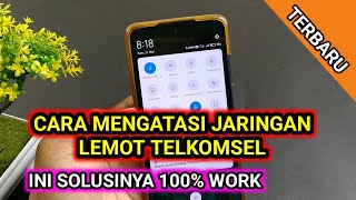 cara mengatasi jaringan telkomsel lemot padahal 4g  ini solusinya [upl. by Gunilla249]