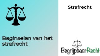 Beginselen van het strafrecht [upl. by Ymeon18]