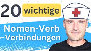 Deutsch für Pflege  WICHTIGE NomenVerbVerbindungen [upl. by Adolf]