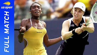 Venus Williams vs Martina Hingis in a brilliant contrast of style  US Open 2000 Semifinal [upl. by Anaahs48]