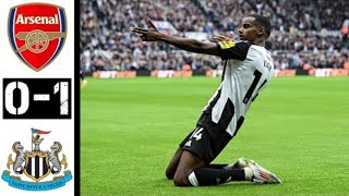 Alexander Isak Goal  Newcastle vs Arsenal 10 Highlights  Premier League 202425 [upl. by Pournaras301]