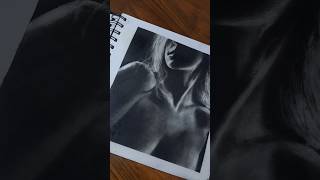 Charcoal artArtbyBhumi art charcoal sketch charcoalart drawing shots charcoaldrawing [upl. by Siravat]