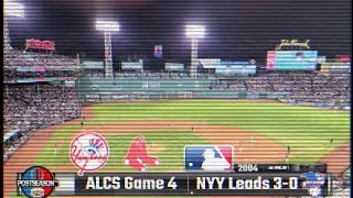 2004 ALCS Game 4 Yankees  Red Sox [upl. by Ellesij]