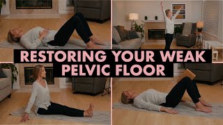 PELVIC FLOOR EXERCISES AFTER BIRTH  Postpartum Recovery [upl. by Namzzaj]