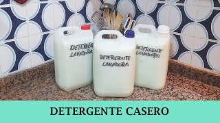 DETERGENTE LIQUIDO CASERO PARA LAVADORA [upl. by Maxentia]