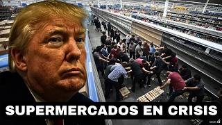 ESCASEZ En EEUU ARANCELES De Trump Provocan El CAOS En Los Supermercados [upl. by Ahserkal177]