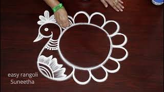 New Year rangoli designs for 2023🌺Easy Sankranthi muggulu🌺Beautiful Pongal kolam [upl. by Netti229]