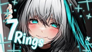 『Nightcore』✘7 Rings✘ Rock Version ArianaGrande [upl. by Erialc]