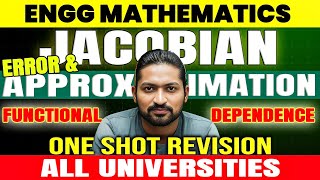 Jacobian🔥  One Shot Revision  Engineering Mathematics engineeringmathematics [upl. by Moclam364]