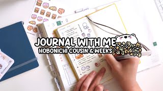 Hobonichi Cousin amp Weeks  Journal with me amp Chatting 🌸 [upl. by Redliw955]