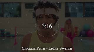 Charlie Puth  Light Switch [upl. by Hyland]