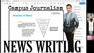 NEWS WRITING  Campus Journalism [upl. by Yard]