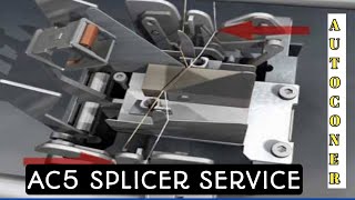 Auto Coner Splicer Service  Schlafhorst AC5 [upl. by Gussi]