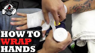 How To Wrap Your Hands for Boxing  Quick Wraps [upl. by Asinla707]