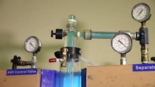 How does a gas lift oil well work  Lab demo [upl. by Ahcarb]