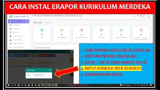 CARA INSTAL E RAPOR KURIKULUM MERDEKA [upl. by Heriberto]