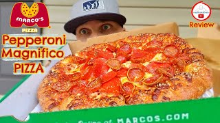 Marcos Pizza® PEPPERONI MAGNIFICO PIZZA Review 🍕🤗 [upl. by Yllom771]