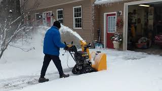 First time with ‘Cub Cadet’ 3X 3Stage 26″ TRAC Snow Blower I [upl. by Tnahs]