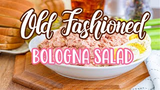 How to make Old Fashioned Bologna Salad [upl. by Anasus684]