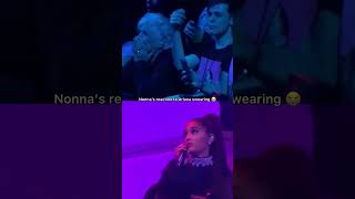 Ariana Grande’s Nonna hilarious reaction to her swearing on stage [upl. by Enilrae310]