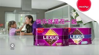 Munchys Lexus Biscuits Malaysia ad2021 Chinese [upl. by Lobiv]